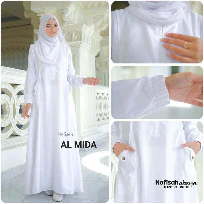 Gamis Toyobo Putih Manasik Haji Abaya Xxl