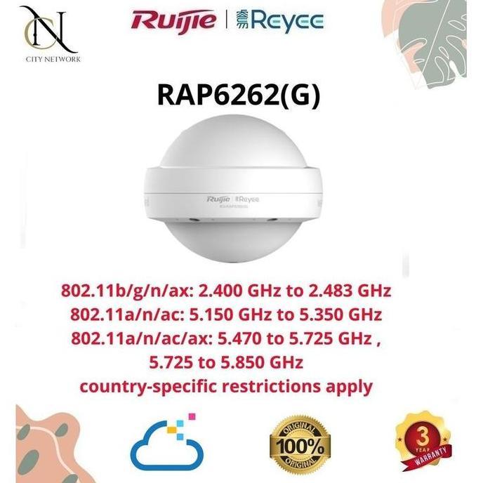 TERLARIS RG-RAP6262G RG RAP6262(G) WI-FI 6 OUTDOOR ACCESS POINT RAP6262