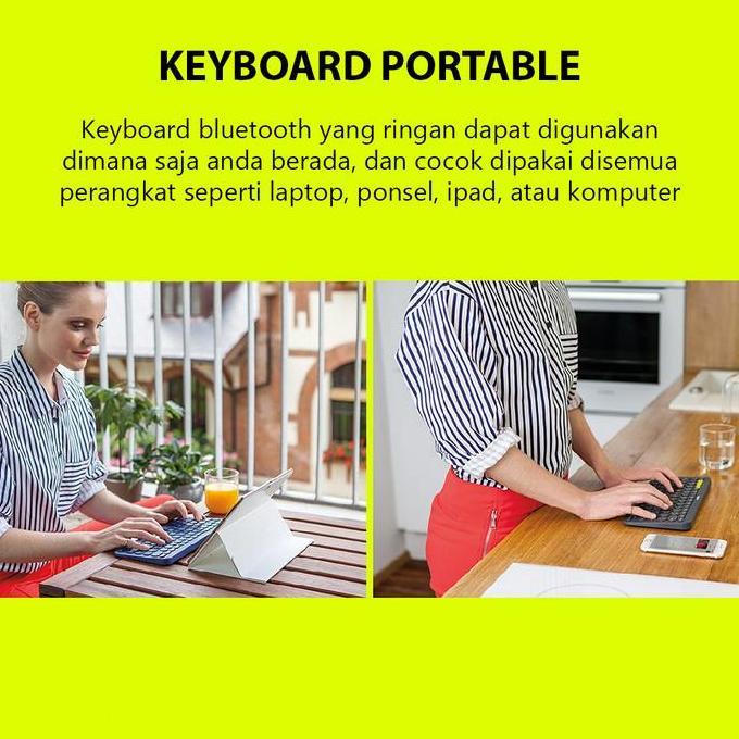 NEW Logitech K380 Keyboard Wireless Bluetooth Komputer Multifungsi | Keyboard Logitech K380