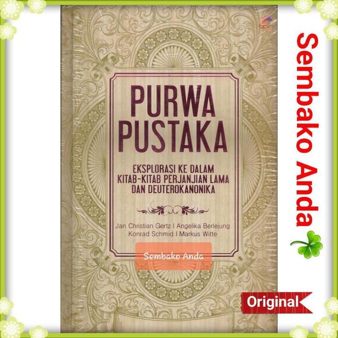 TERMURAH - Purwa Pustaka. Jan Christian Gertz.