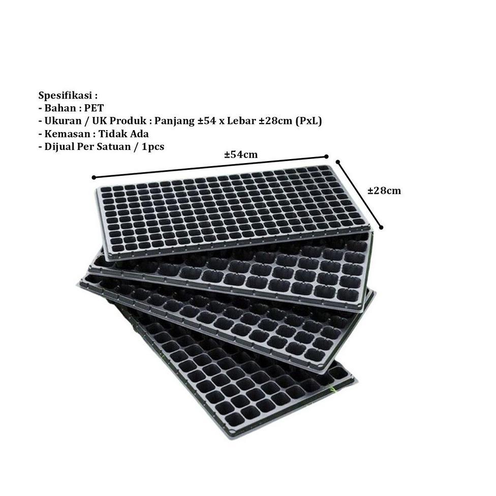 Promo Cod Tray Semai 50 Lubang Pot Tray Penyemaian Bibit Tanaman / Tray Persemaian Bibit 105 Lubang 