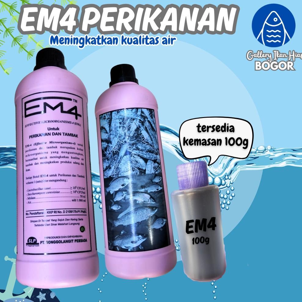 Promo Cod Gih - Em4 Perikanan Tambak Mikroorganisme Pupuk Organik Cair Kolam Ikan 1Liter ><