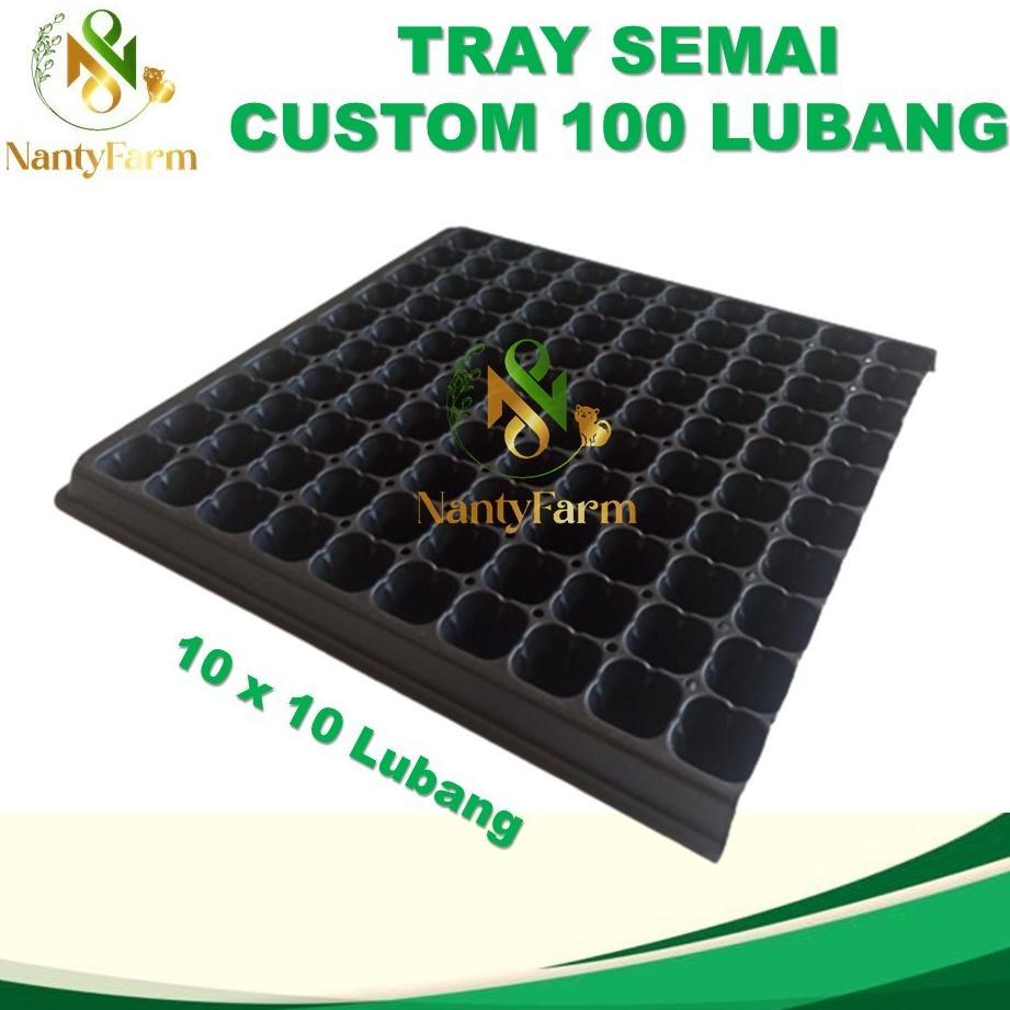 Promo Cod Tray Semai Potray 100 Lubang Custom - Tray Semai 10X10 ><