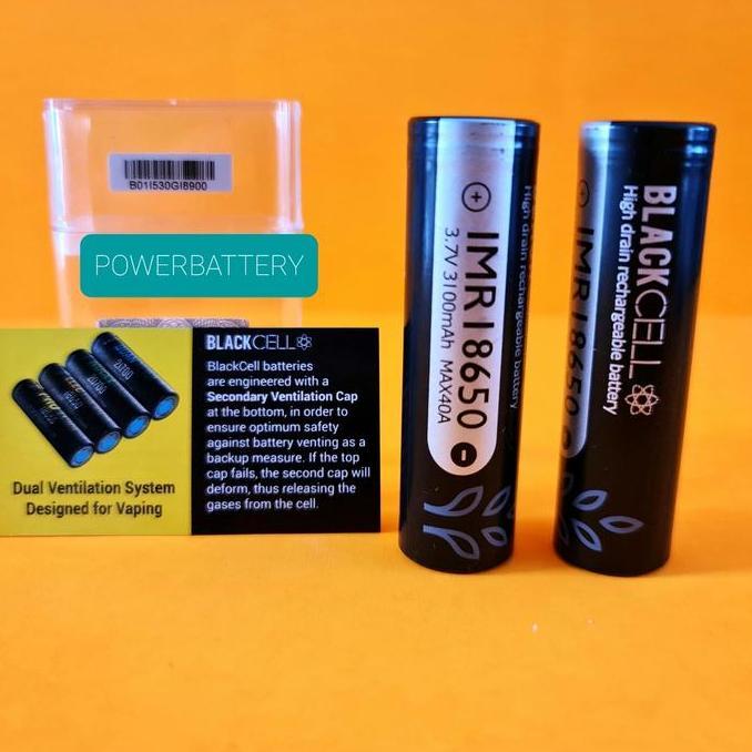 Housing- Blackcell Imr 18650 | 3.7V | 3100Mah | 40A