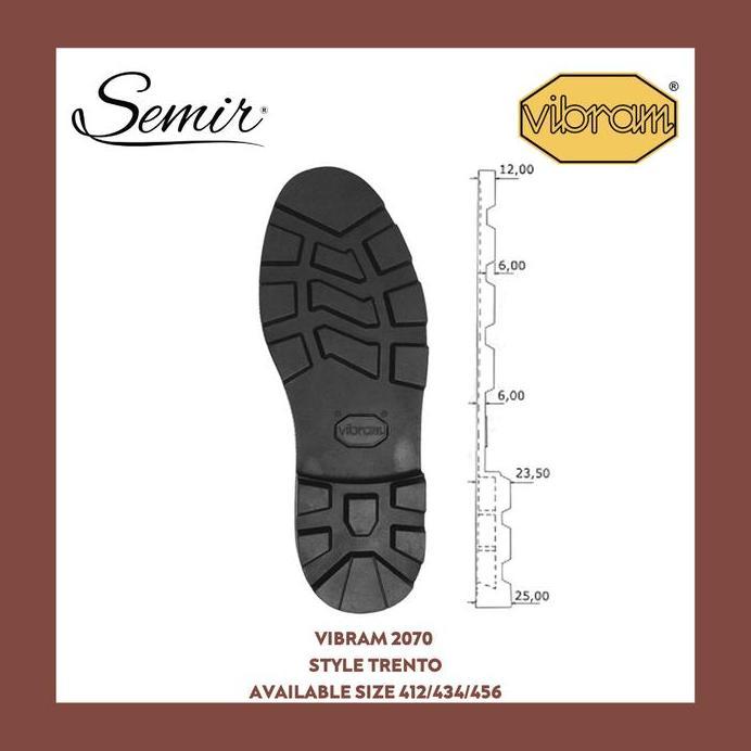 Vibram 2070 Trento - Paraboot Sole - Premium Outsole