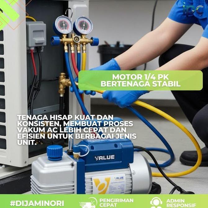 MESIN VAKUM AC VACUM PUMP VALUE 1/4 PK/HP ORIGINAL VE115