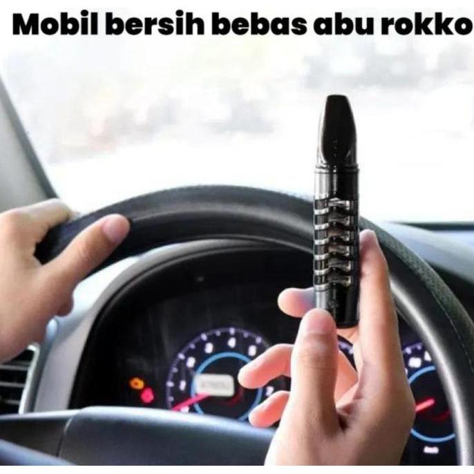 GARINDS Charlote asbak rokok dan korek elektrik
