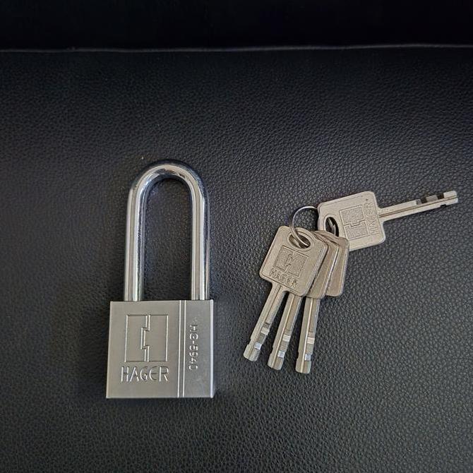 Gembok padlock Hager anti potong anti cairan premium quality