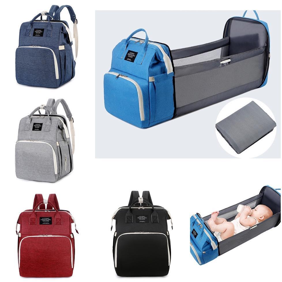 Tas Bayi Ransel Multifungsi Tempat Tidur Bayi / Ransel Bayi / Tas Diapers Bag / Tas Bayi Kasur / Bac
