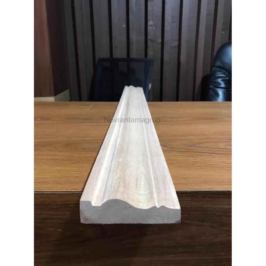 Lis Kayu Profil Alchitrave Wall Moulding Lis Dinding Kayu Meranti