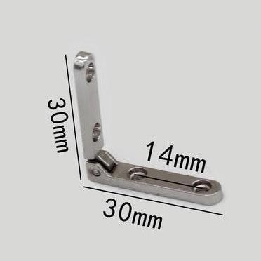 NICLIWITU Engsel Mini 30x30mm Zinc Alloy 10pcs Engsel 90 Untuk Kotak Perhiasan Kayu