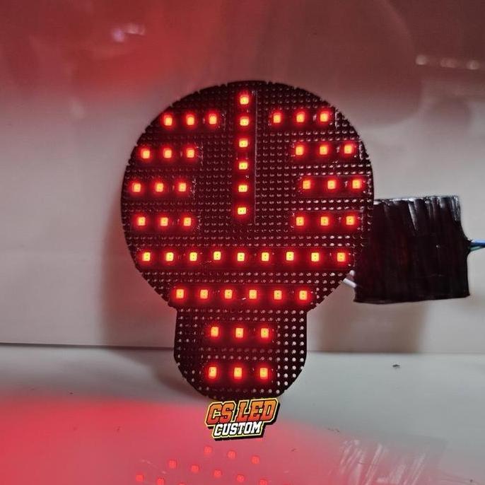 TERLARIS!! STOPLAMP RUNNING SCOOPY FI OLD 2013-2016 11 MODE LED STRIP WAJIB DC LAMPU MOTOR