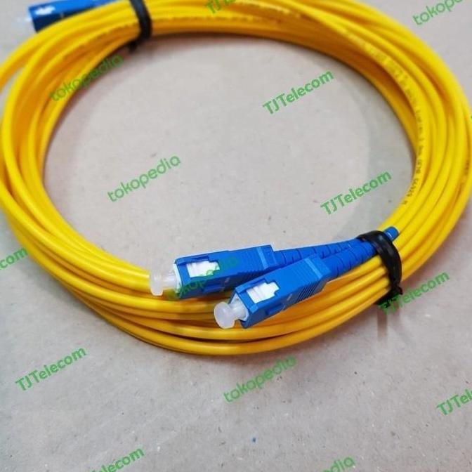 patchcord SC SC 5 meter Duplek SM / patchcord FO sc sc 5 meter duplek