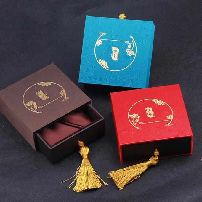 OTNEUDA Kotak Box Gelang Retro Kotak Gelang Perhiasan Premium Wadah Gelang Gelang Emas Box