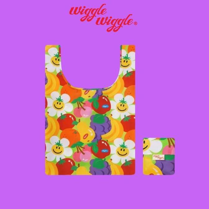 Wiggle Wiggle Picnic Bag - Fruity Smile Tas Belanja Serbaguna