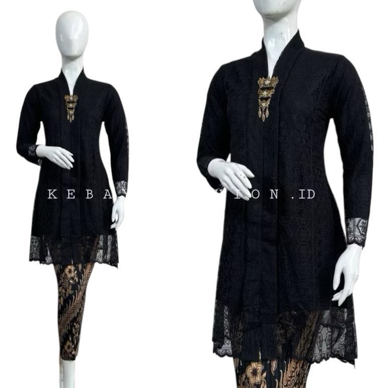 Premium Kebaya Tunik Modern / Kebaya Kartini Brokat / Kebaya Wisuda / Kebaya Busui Modern