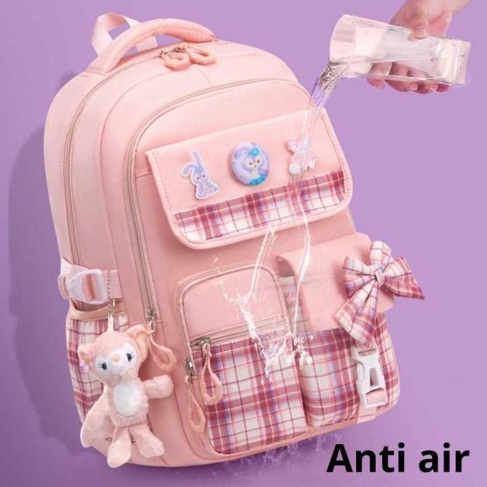 WWH38 TAS SEKOLAH ANAK PEREMPUAN TAS RANSEL ANAK LEBAR SEKOLAH TKM