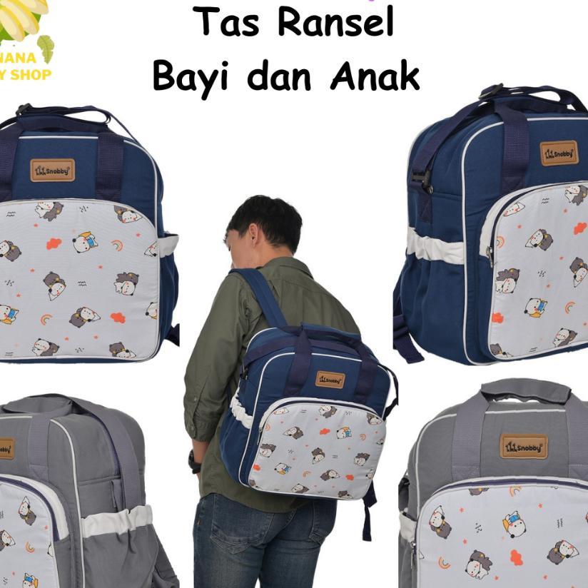 Snobby Tas Ransel Bayi Bearly & Mayka Series - Ransel Bayi Dan Anak