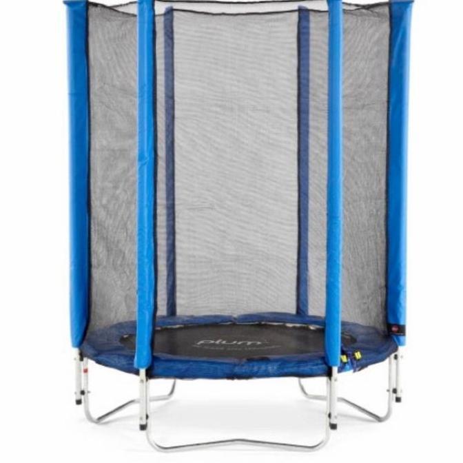 TERLARIS - Dijual Brand New Plum Biru Mainan Trampolin / Trampoline Anak 4.5 feet