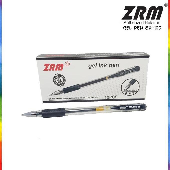 ZRM ZK-100 Gel Pen / Pulpen / Pena 0.5mm