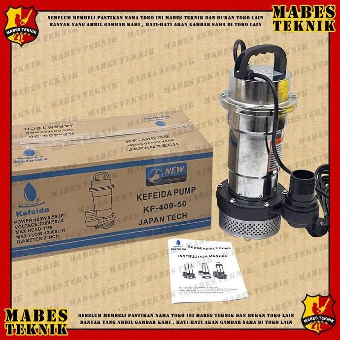 Kyodo Sp400 / Sp 400 / Sp400-50 - Pompa Celup Air Bersih / Asin - 2"
