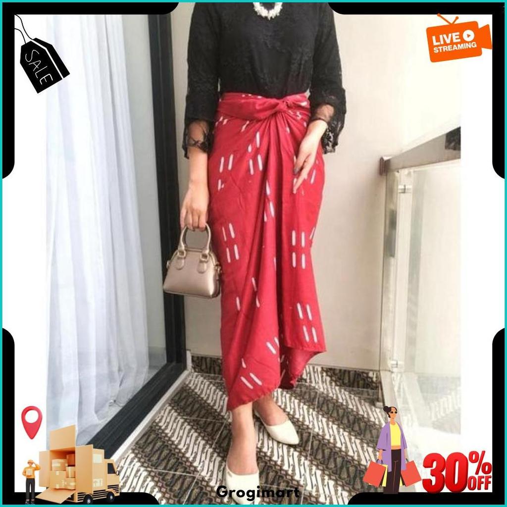Masayu Batik - Rok Lilit Batik Instan Cap Pagar Original Best Seller