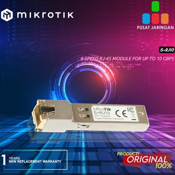 Mikrotik S+RJ10 SFP Transceiver RJ45 10GB