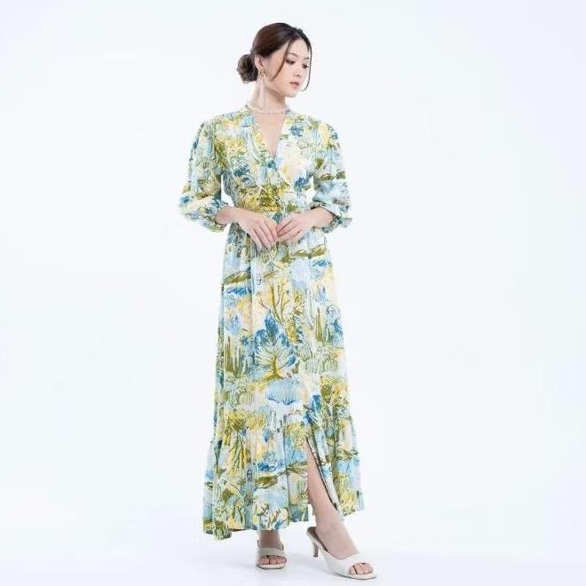 MURAH LEBAY Lucky fashion Dress panjang wanita Naomi dress dress hijap dress non hijab dress pantai 