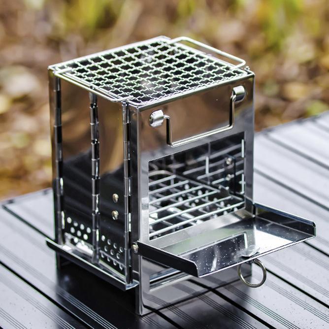 Kompor Kayu Bakar Firewood Stove Multifungsi Bbq Grill Api Unggun