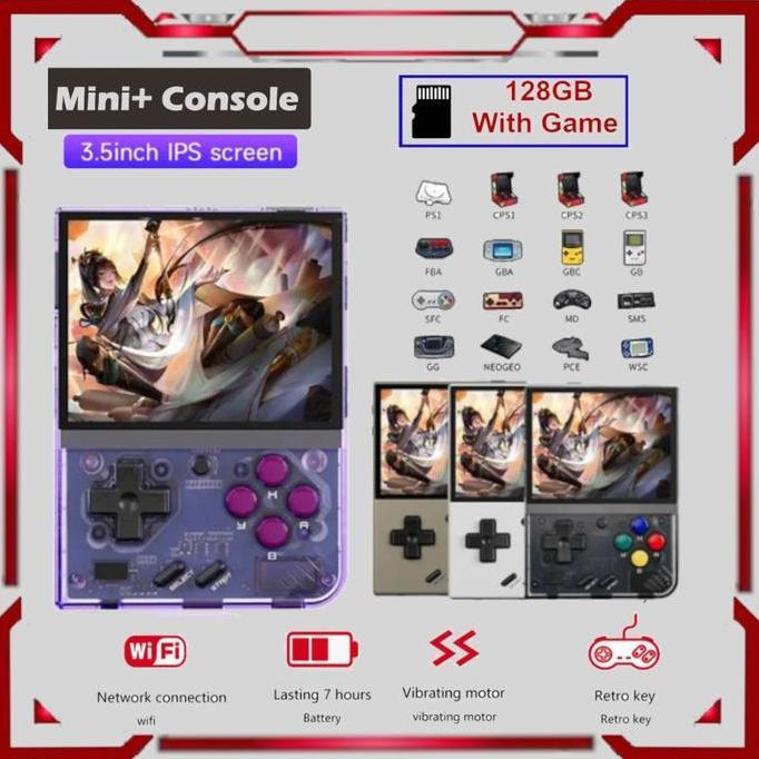 Ivacoss99 - Mini+ Plus Retro Handheld Video Game Console Classic PS1 Portable Mini
