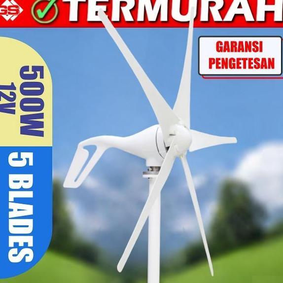 Turbin Angin / Wind Turbine 500W + Controller / Wind Turbine