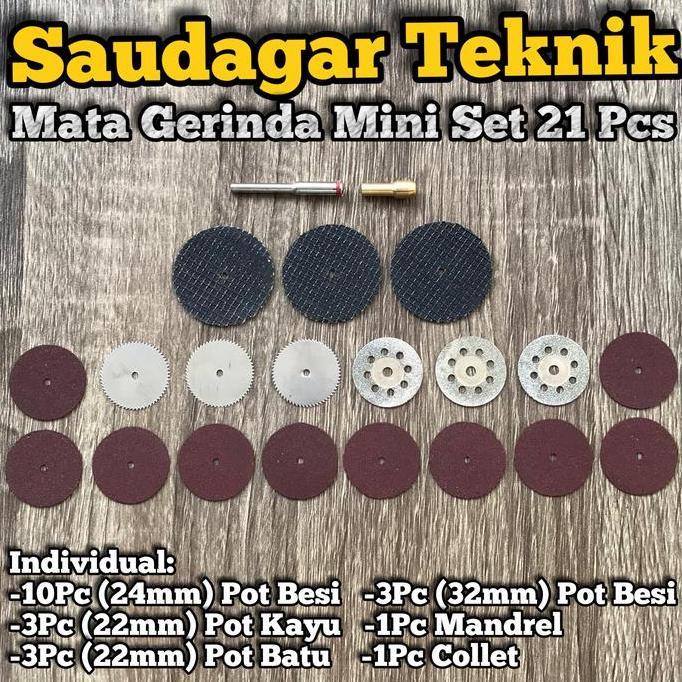 Destrifamel - Mata Gerinda Mini Set Mata Diamond Mini Grinder Set