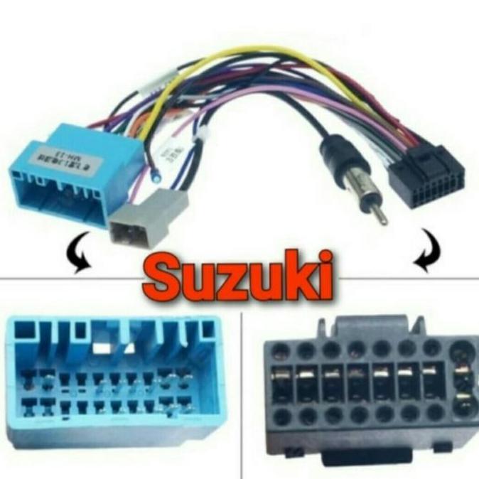 Promo kabel soket double din headunit pnp mobil suzuki Diskon
