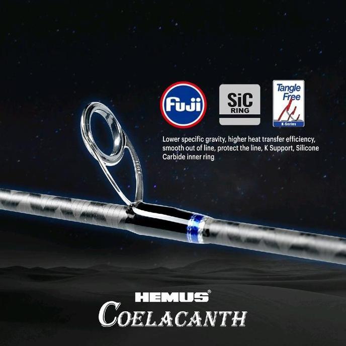 Jaaminkwalitas- Joran Pancing Cast Jging Hemus Coelacanth 180Cm Full Fuji