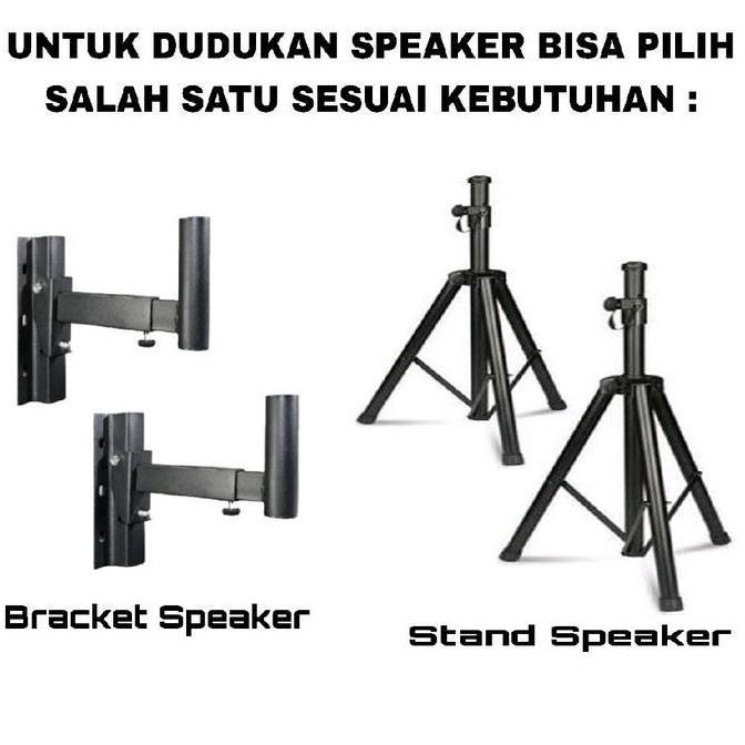 Herisaputra645 - Paket Sound System Speaker Ashley Db 10A 10 Inch Aktif Mixer Ashley
