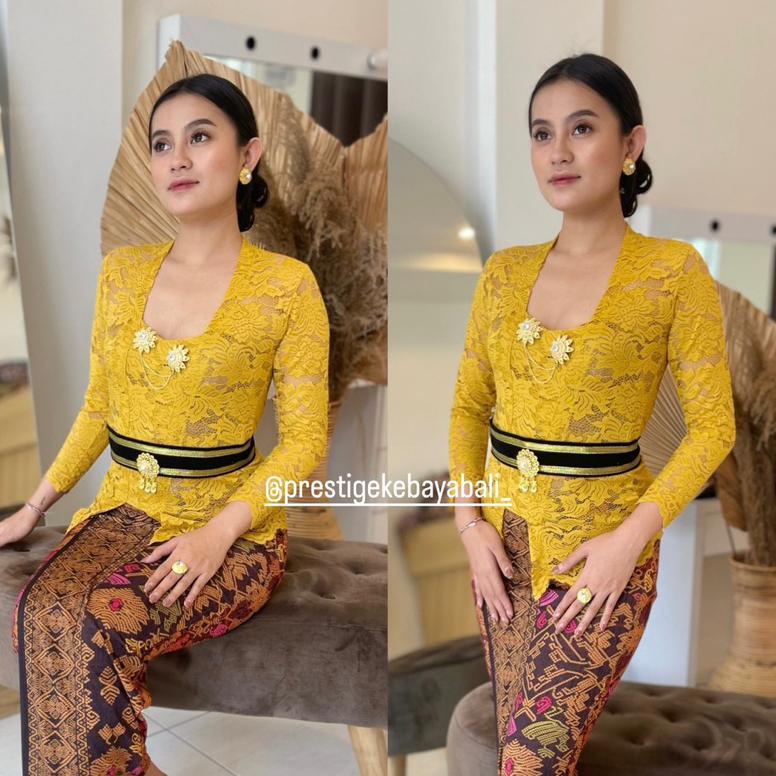 Bergaransi (Bisa Cod) One Set Kebaya Sofia Strait/Setelan Kebaya Sofia/Kebaya Brokat Sofia/Kebaya Ba