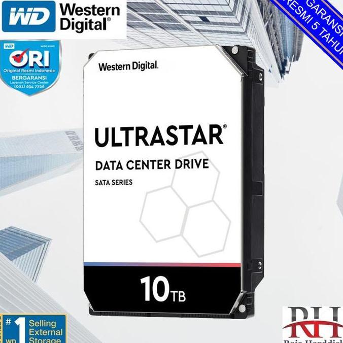 WD Ultrastar 10TB 3.5" HDD/ HD / RESMI / Harddisk Internal Enterprise