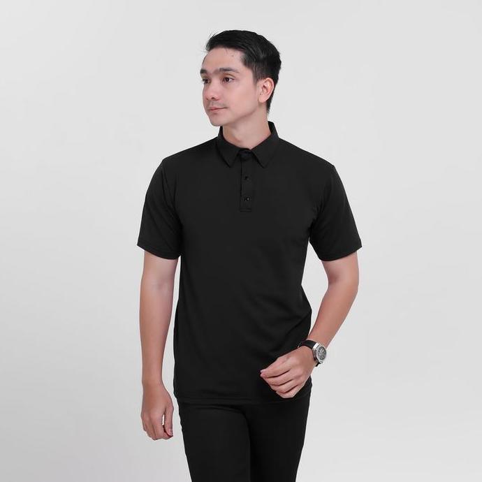 Superiore- Broguy Kaos Polo Shirt Pria Luxey Elastane Knit Simple & Nyaman