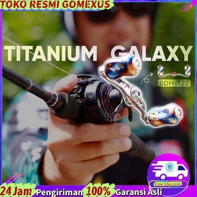 Jaaminkwalitas- Gomexus 100Mm Handle Reel Bc Titanium Casting Reel Handle Free Gift For Dai Steez Zi