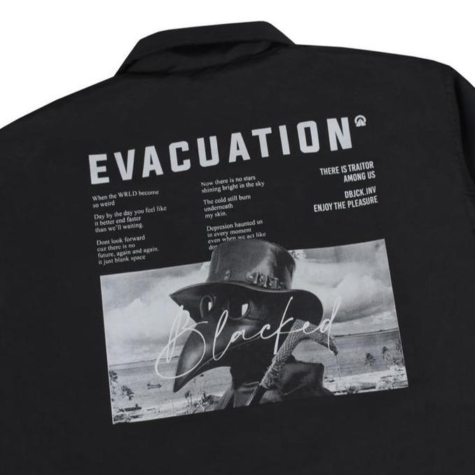 Uomo- Dobujack Coach Jacket Evacuation Black