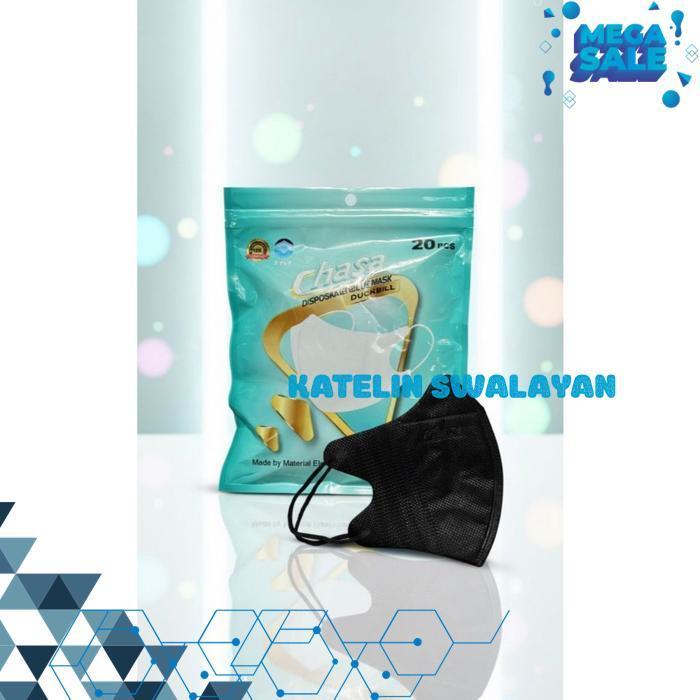 MASKER DUCKBILL DEWASA CHASA (ISI 20) - 3 PLY DISPOSABLE FACE MASK HOT SALE