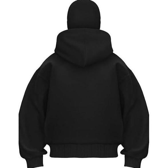 Uomo- Hoodie Balaclava Zipper Jaket Boxy Hitam Endorfins Still Fight Hoodie Hooligan Sweater Pria Fl