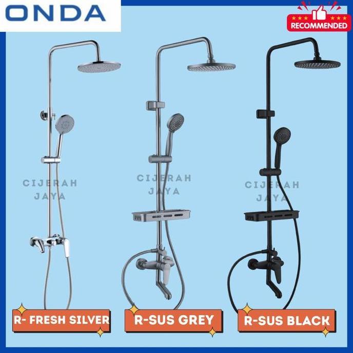 SHOWER COLOUMN SET ONDA R-FRES / SHOWER TIANG PANAS DINGIN ONDA PREMIUM / SHOWER COLOMN PANAS DINGIN