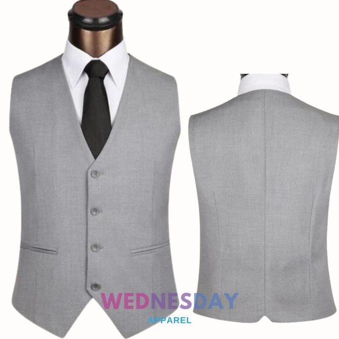 Uomo- Wednesday - Jas Rompi Vest Dalaman Blazer Premium Formal Bahan Katun Drill