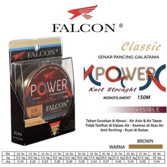 NEW Senar Pancing GALATAMA FALCON POWER 150 Meter