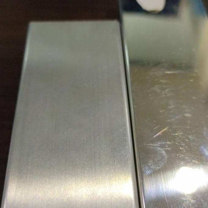 hollow stainless 304 25x25mm tebal 1.2mm hairline