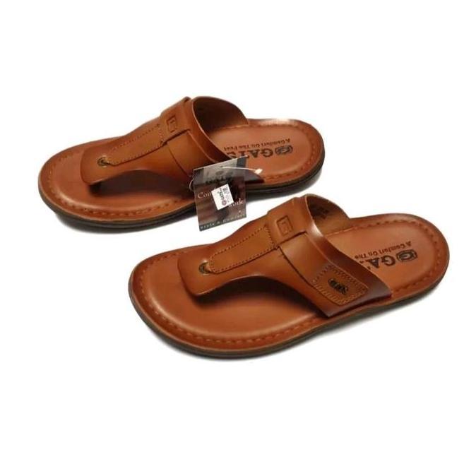 Sepatu Sandal Pria Sandal Kulit Gats Hg 286 Tan Original Sandal Pria
