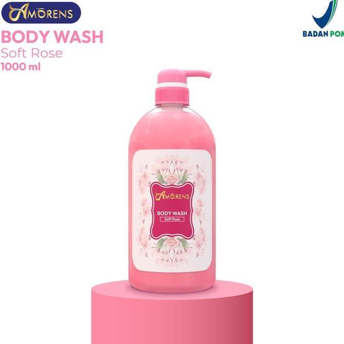 [BPOM] [LIMITED] AMORENS Sabun Mandi Cair 1000 ML Refill / Body Soap & BODY WASH Melembutkan dan Mel