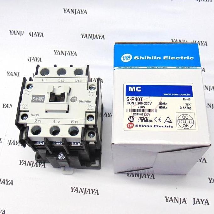 SHIHLIN S-P40T 50A 22KW 220V/KONTAKTOR 3PHASE 50A 22KW @SHIHLIN BEST SELLER