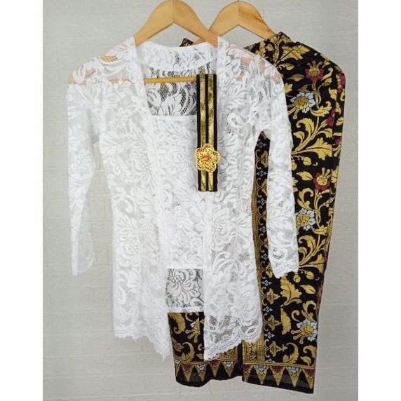Terlaris Setelan Kebaya Bali Modern Wanita Obi Rok Prada Grosir Murah Set Kebaya Brukat Atasan Kebay